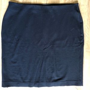 LOFT Black Stretch Pencil Skirt.